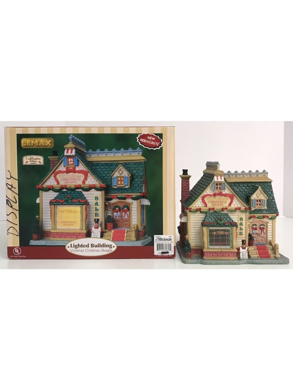 Christmas Shoppe Lemax Caddington Village Christmas Victorian  - No Light Cord